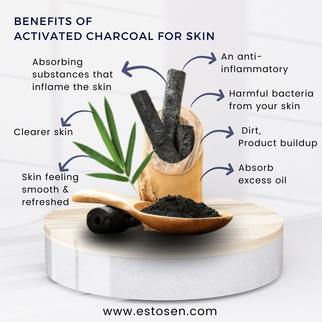 Estosen Charcoal Trea tree Premium Hand made soap