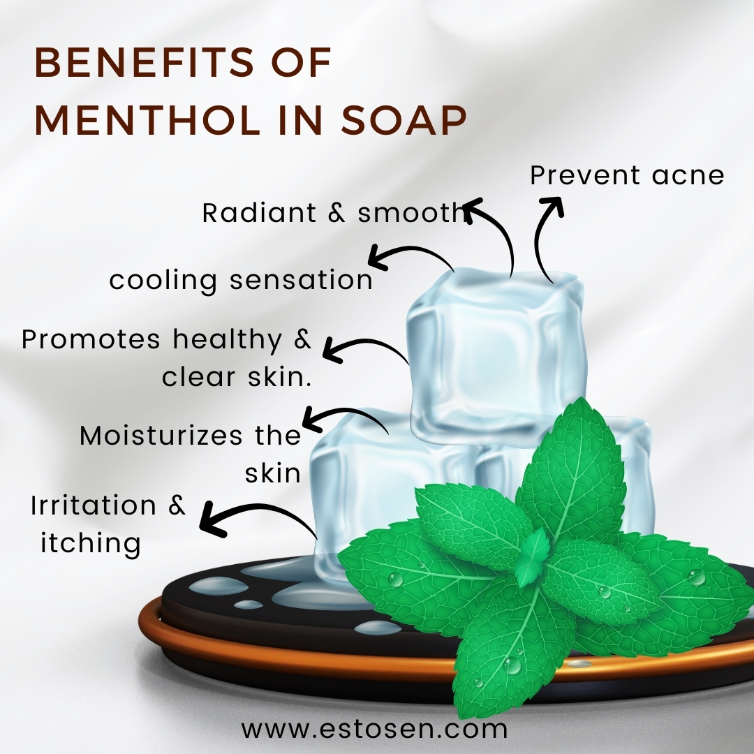 Estosen Menthol Camel Milk Hand made Premium Soap