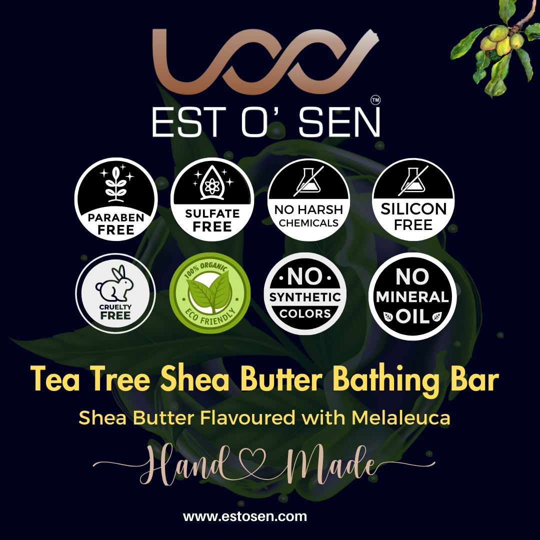 Estosen Tea Tree Shea Butter Premium Hand made Soap