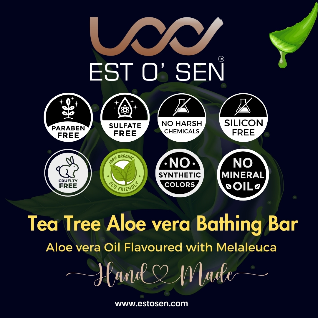 Estosen Tea tree Aloe vera Hand made Premium Soap